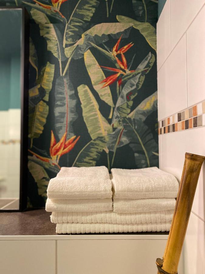 Tropisches Loft Mit Privatem Garten Magdeburgo Exterior foto