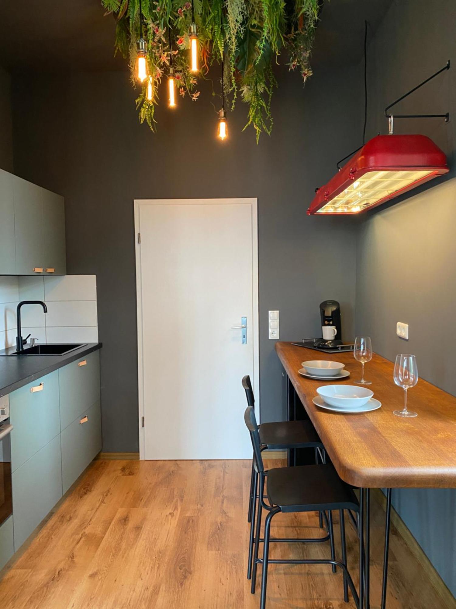 Tropisches Loft Mit Privatem Garten Magdeburgo Exterior foto